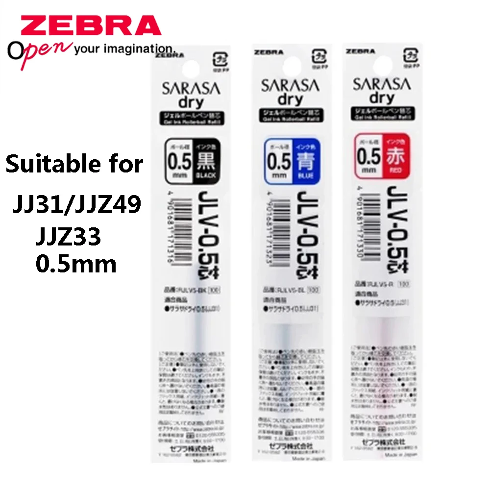 Zebra Pen Sarasa - 3 stks ZEBRA JLV-0.5 sneldrogende Gel