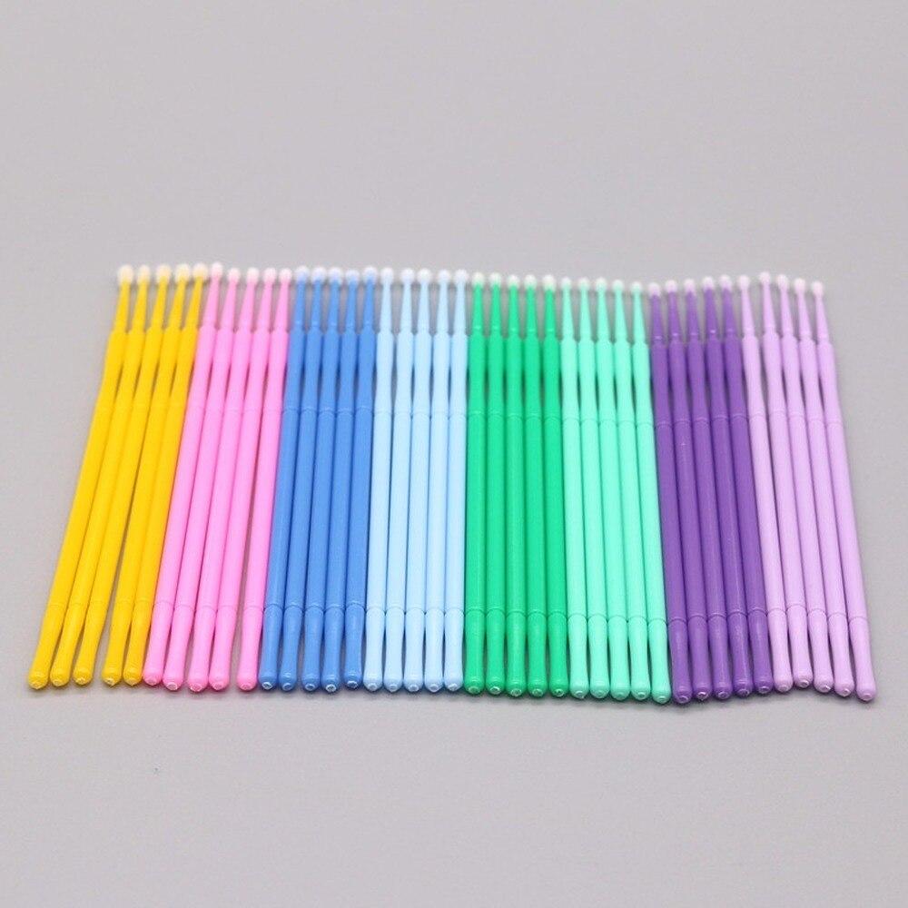Glue Stick Pack - 100 stks/partij Micro Borstels Make Up