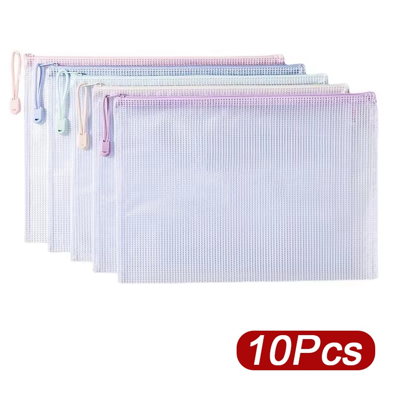 Office Stationery And Supply - 5-30 Stuks Rits Mesh Tas A4/A5