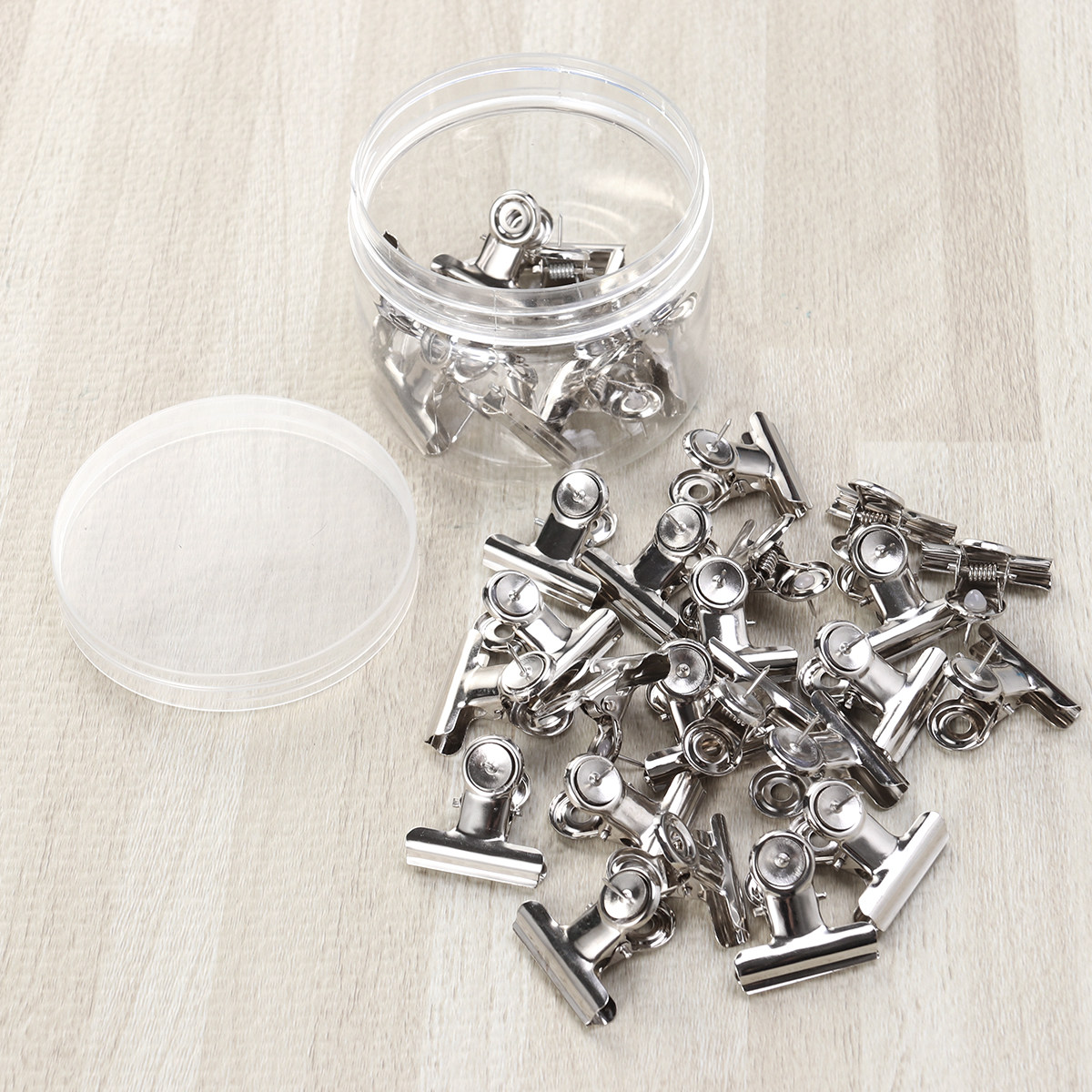 Office Stationery And Supply - 30 stuks ronde klemmen met zwarte