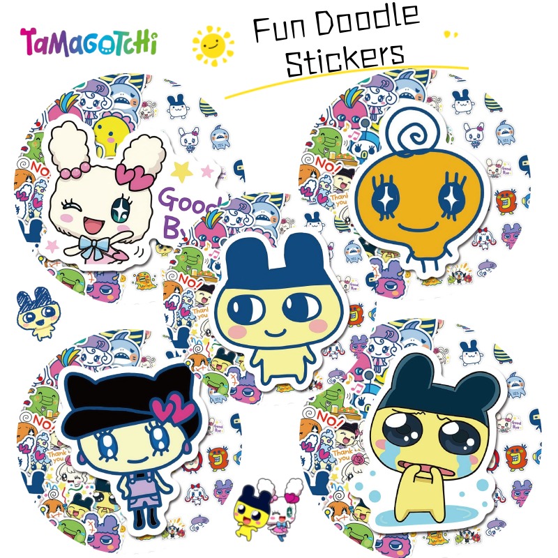 Memo Pad Sticky - Nieuwe Bandai Tamagotchi Mametchi Fun Graffiti
