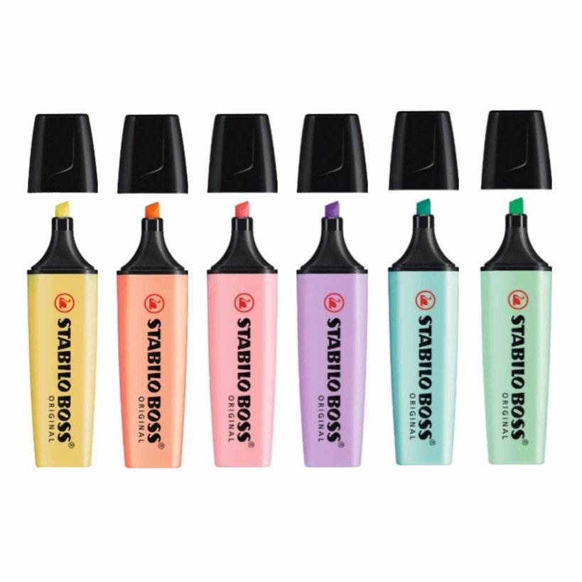 Stabilo Marker Boss - STABILO BOSS ORIGINAL Pastel markeerstiften en