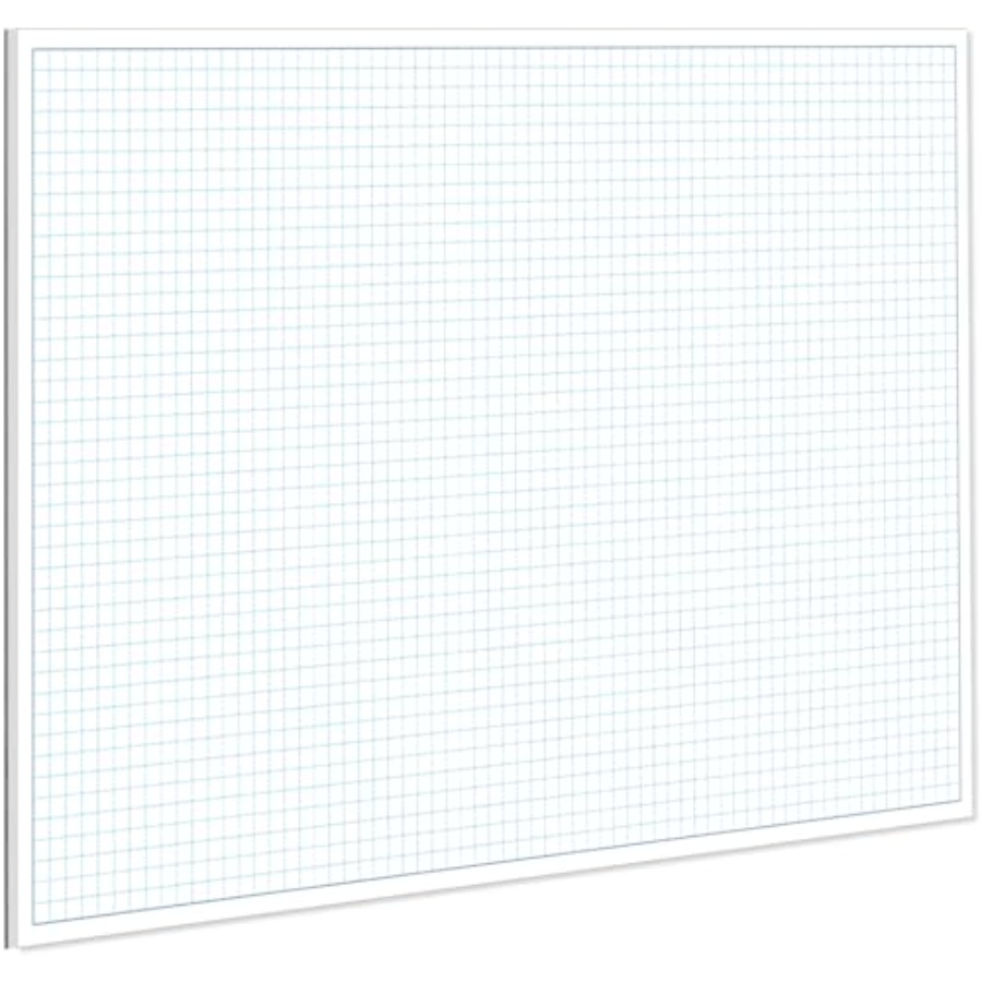 Graph Paper Pad - Ingenieursgrafiekpapierblokken, 11x17 Quadrille 25 vellen/50 pagina's