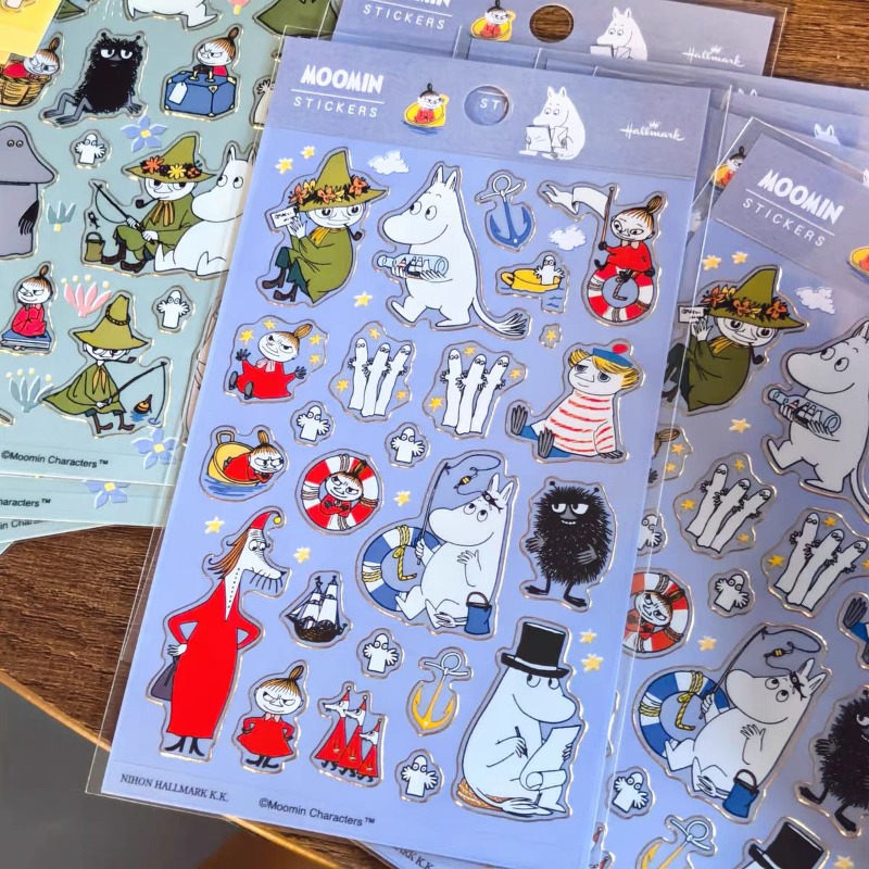 Memo Pad Sticky - Moomin Cartoon Decoratieve Stickers DIY Craft