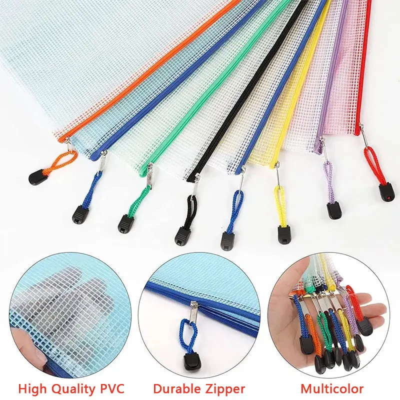 A3/A4/A5/A6 Mesh Ritszakje Doc - Portfolio Folder Zip recensie en prijs