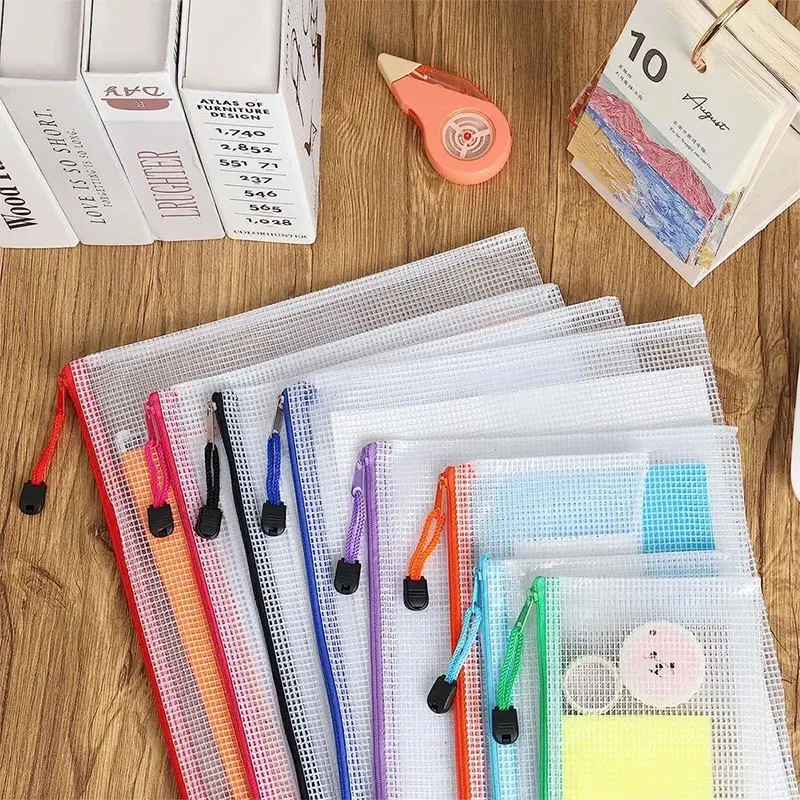 A3/A4/A5/A6 Mesh Ritszakje Doc - Portfolio Folder Zip recensie en prijs