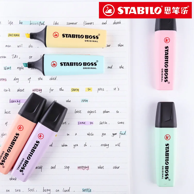 6 kleuren STABILO BOSS Macaron - Stabilo Marker Boss recensie en prijs