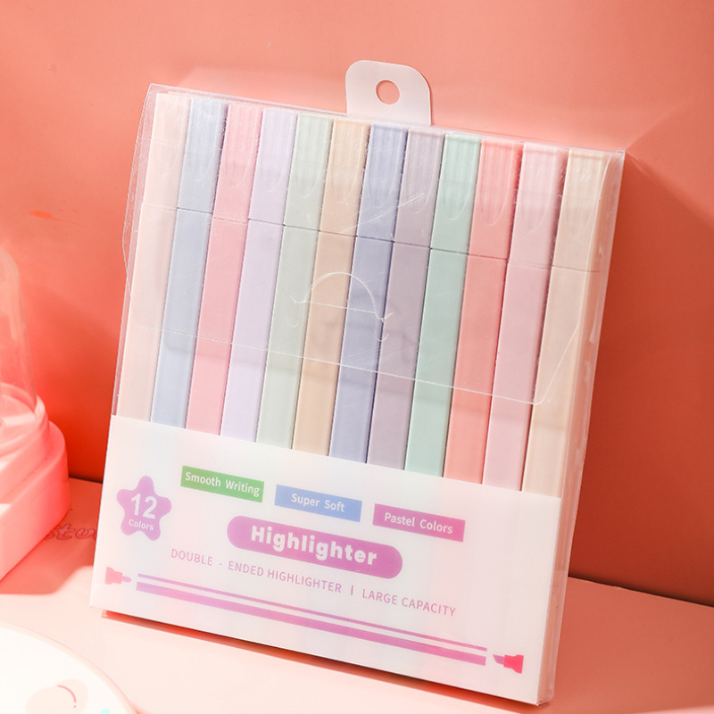 12 stks/set Dubbele Tip Markee - Stabilo Marker Boss recensie en prijs
