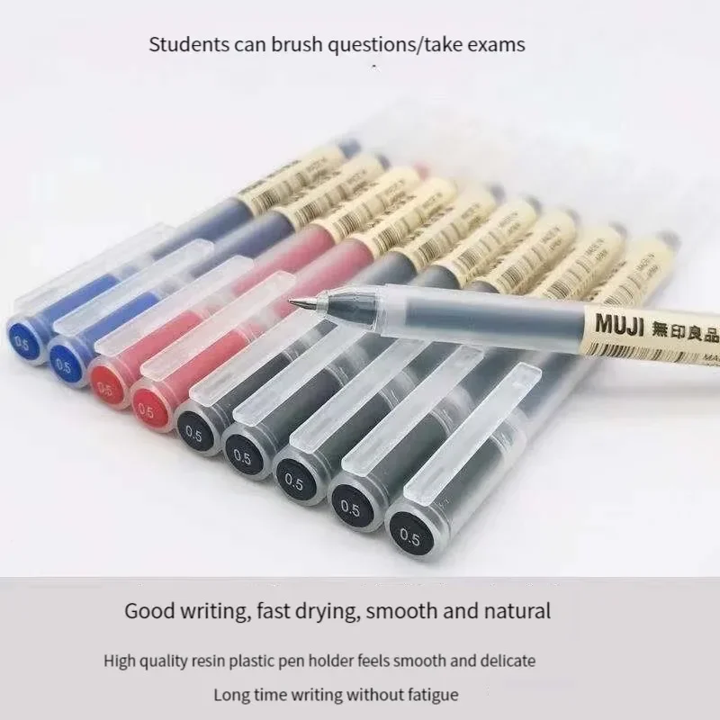 6/8 stks/set MUJIs Gel Pen Zwa - Pentel Pen Energel recensie en prijs