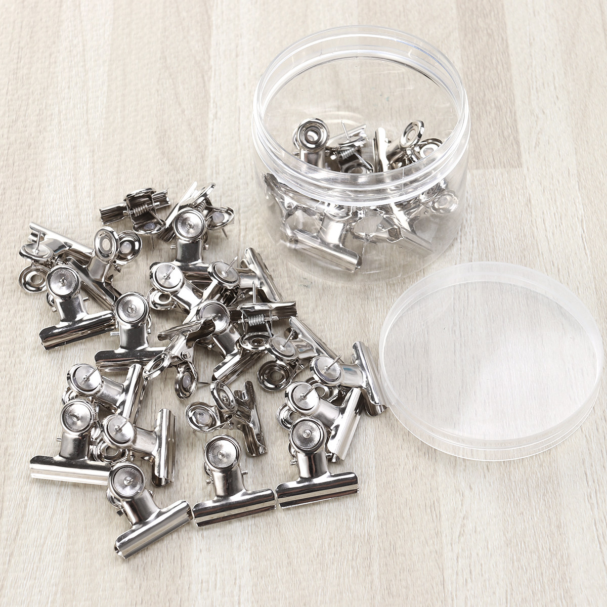 30 stuks ronde klemmen met zwa - Office Stationery And Supply recensie en prijs