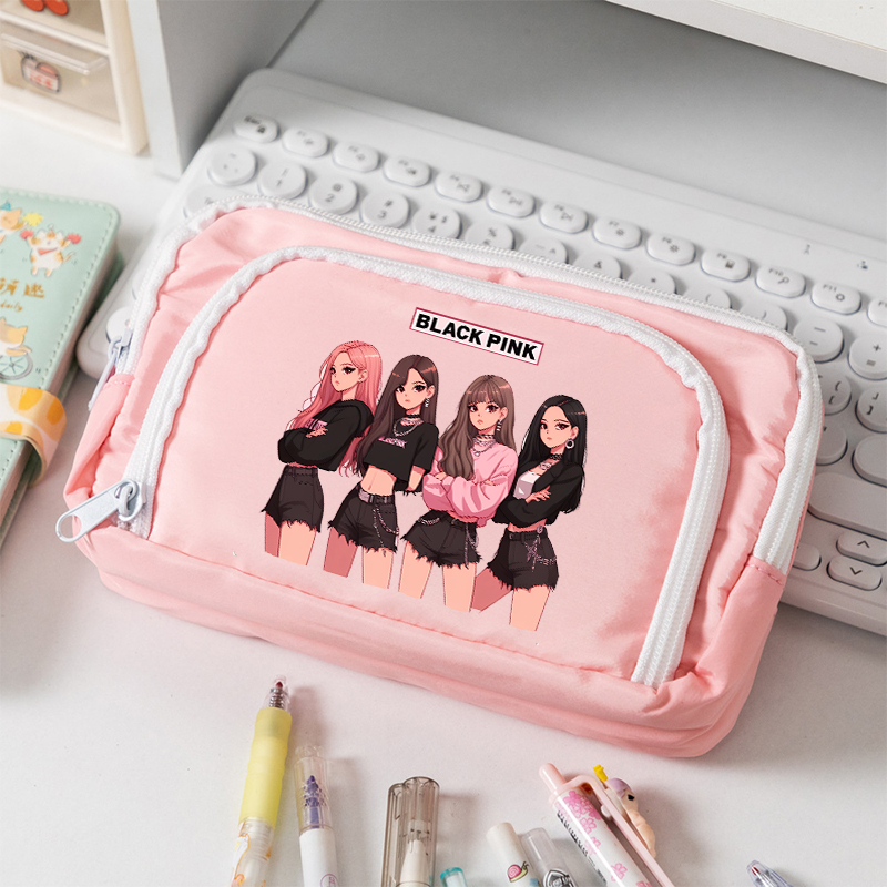 BlackPink canvas etui met grot - Stationery Supplier recensie en prijs