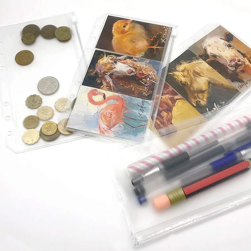 Nieuwe 8PCS PVC Binder Pocket  - Portfolio Folder Zip recensie en prijs