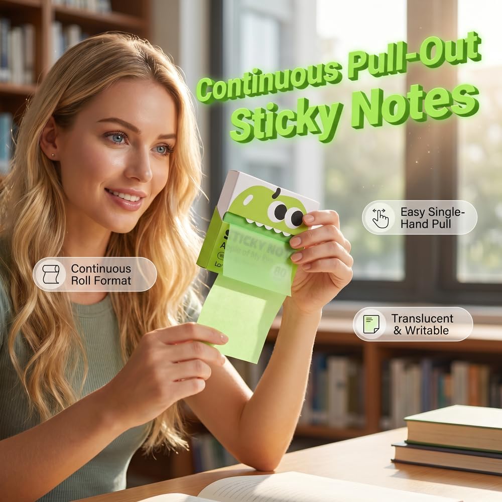 Transparante uittrekbare glitt - Memo Pad Sticky recensie en prijs