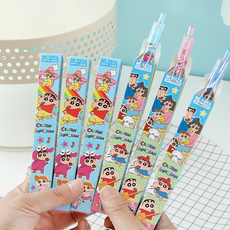 6 Stuks Cartoon Crayon Shin-Ch - Office Stationery And Supply recensie en prijs
