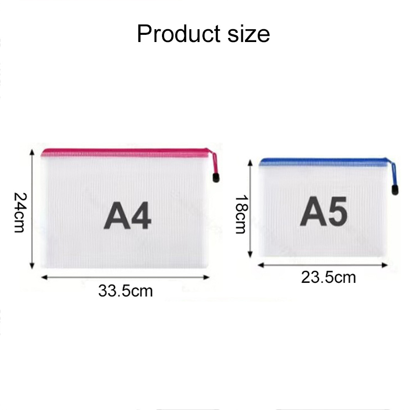5/20PCS A4/A5 Mesh Ritszakjes  - Portfolio Folder Zip recensie en prijs