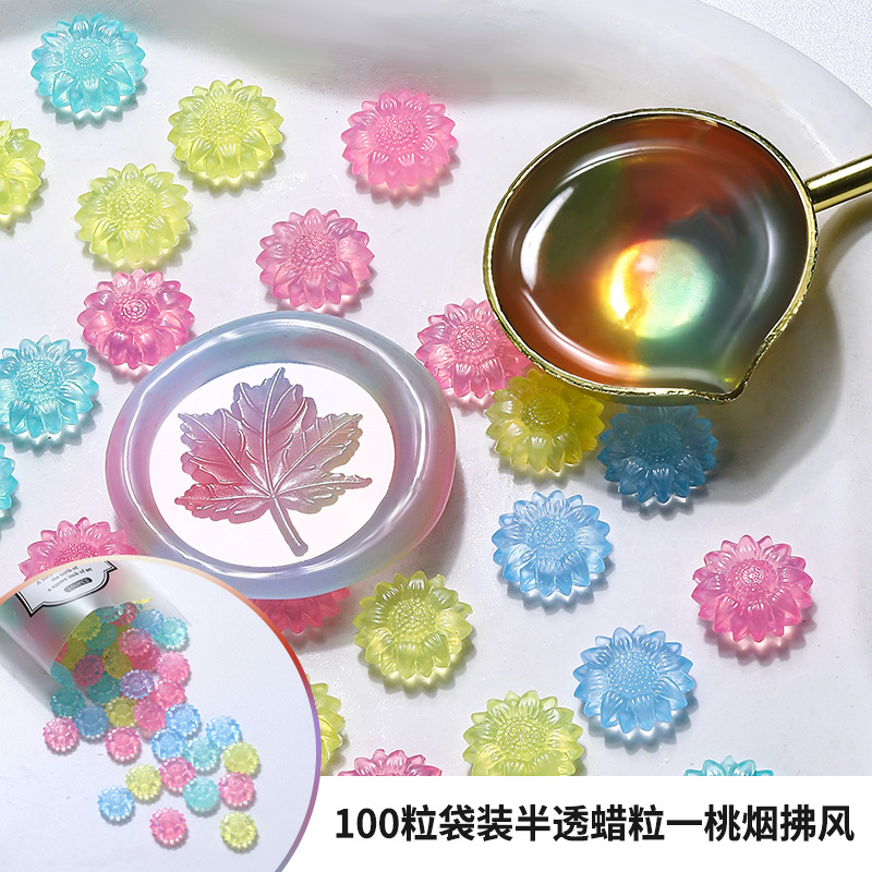 100 stks Doorschijnende Zonneb - Wax Seal Stamp Kit recensie en prijs