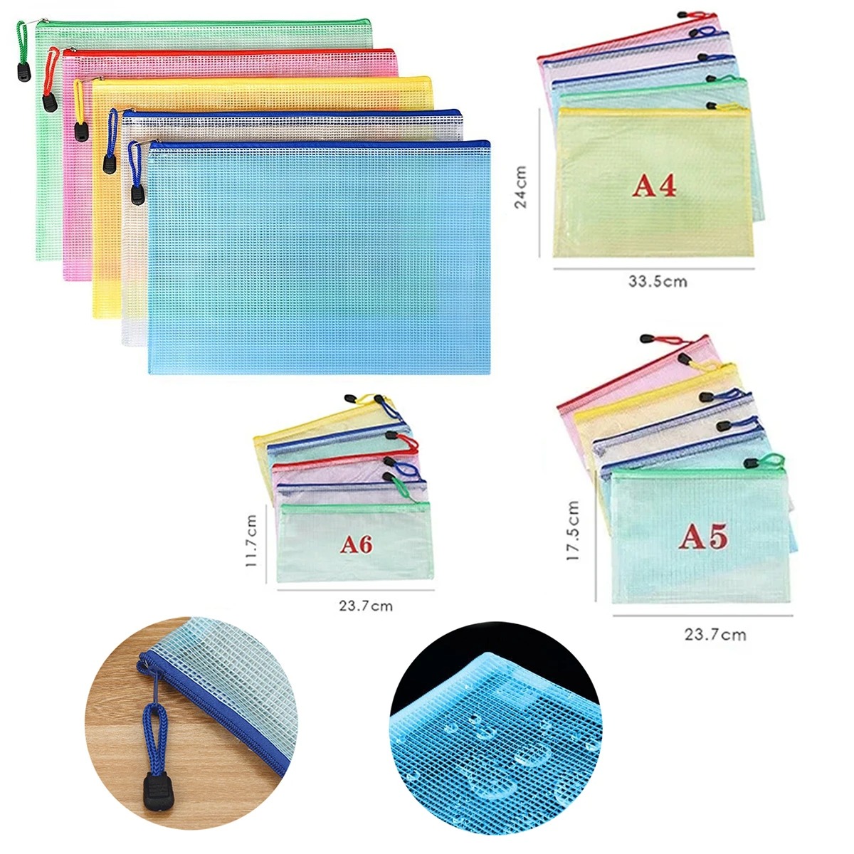 5/20/50/100PC Briefpapier Opbe - Portfolio Folder Zip recensie en prijs